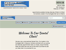 Tablet Screenshot of familydentalgroup.net